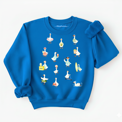 Silly Goose Summer Beach Vacation Sweatshirt